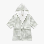 Picnic Gingham Bathrobe - Green