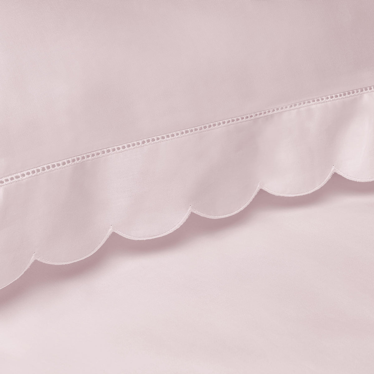 Scalloped Starlight Toddler Pillow - Rose