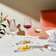 Round Up Dusty Rose Set of 2 White wine glasses