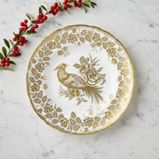 Aves Gold - Holiday Accent Plate