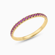 Three Birthstone Born Dizzy Birthstone Ring