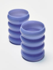 Opaque Ripple Cup Set