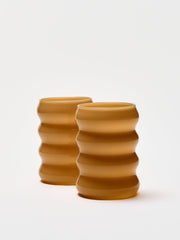 Opaque Ripple Cup Set