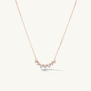 Petite Graduating Diamond Necklace