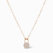 Diamond Encrusted Love Lock
