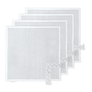 Hand Crochet Napkins 18" x 18" (Set of 4)