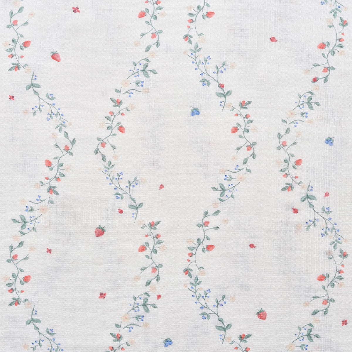 Botanical Berries Swaddle - Ivory