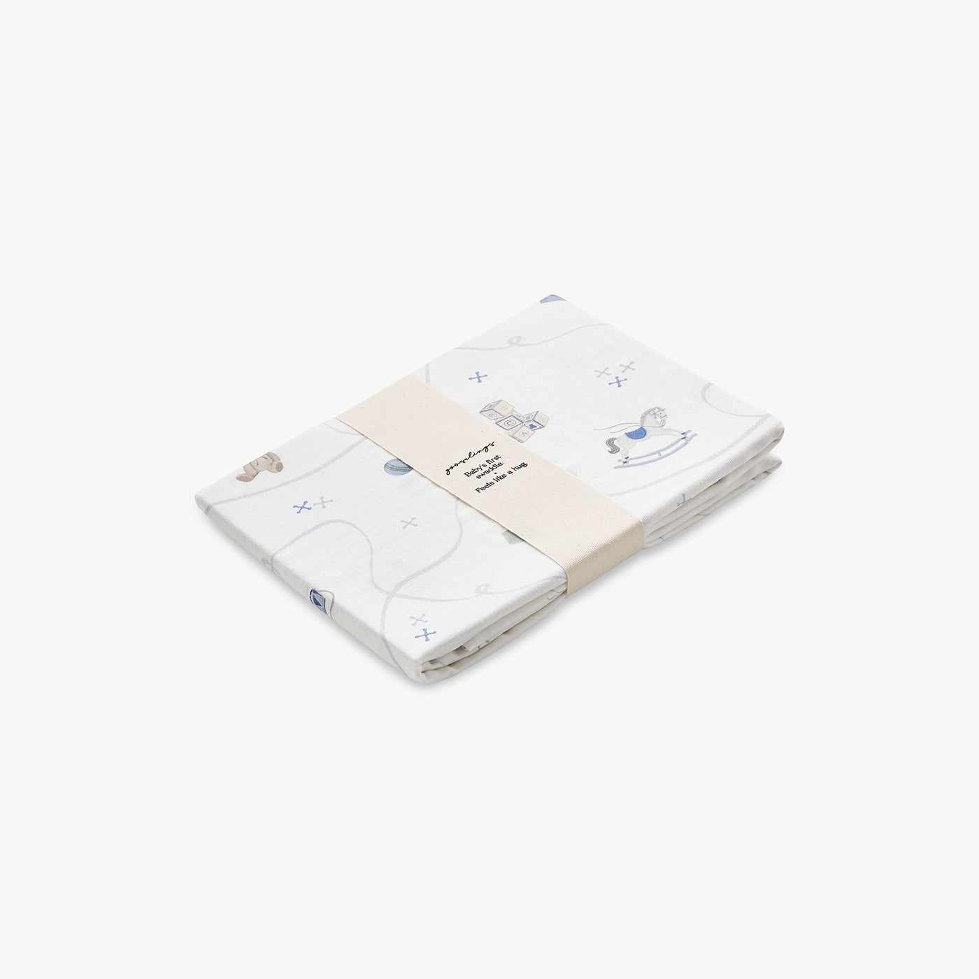 Little Toy Chest Swaddle - Ivory