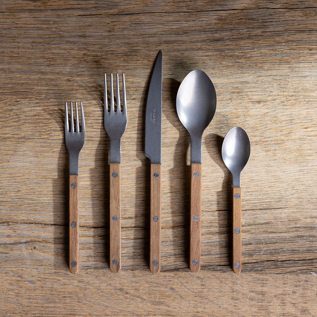 Bistrot Vintage 5-Piece Flatware Set in Teak