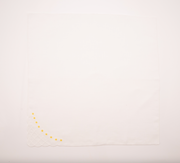 Daisy Dinner Napkin in White