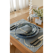 Daisy Placemat in Blue