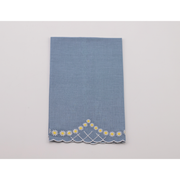 Daisy Guest Towel in Blue