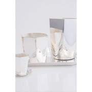 Hexagon Silver-Plated Nut Bowl & Saucer