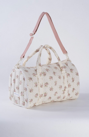 Embroidered Duffle Bag- Baby Breath