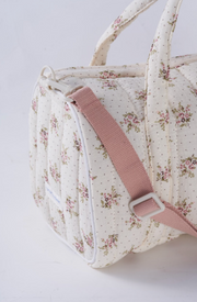 Embroidered Duffle Bag- Baby Breath