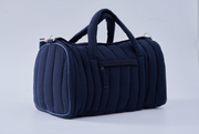 Embroidered Duffle Bag- Navy