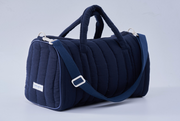 Embroidered Duffle Bag- Navy