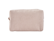 Embroidered Pouch-Dune