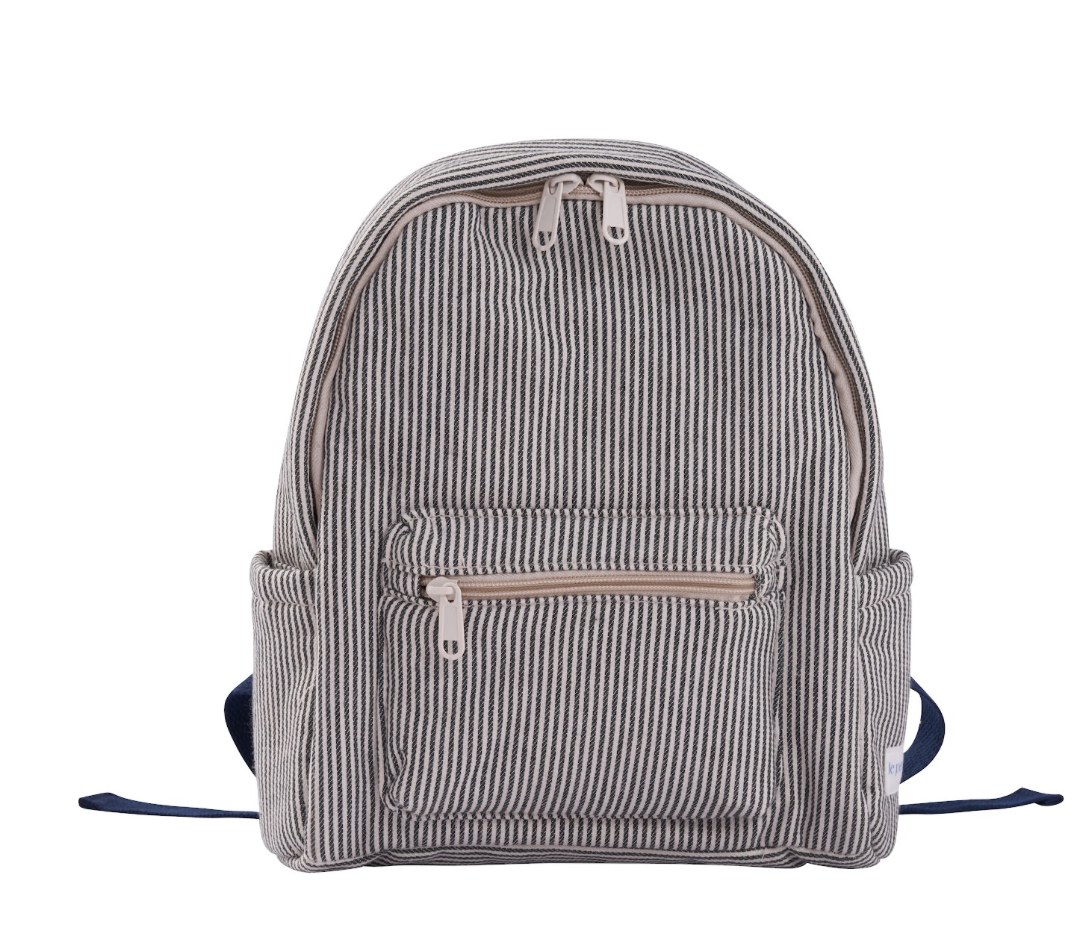 Embroidered Backpack- Evergreen