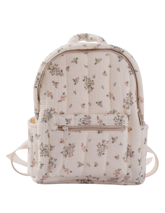 Embroidered Backpack- Baby's Breath