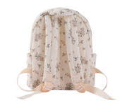 Embroidered Backpack- Baby's Breath