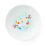 Seabed Blue Soup Coupe Plate