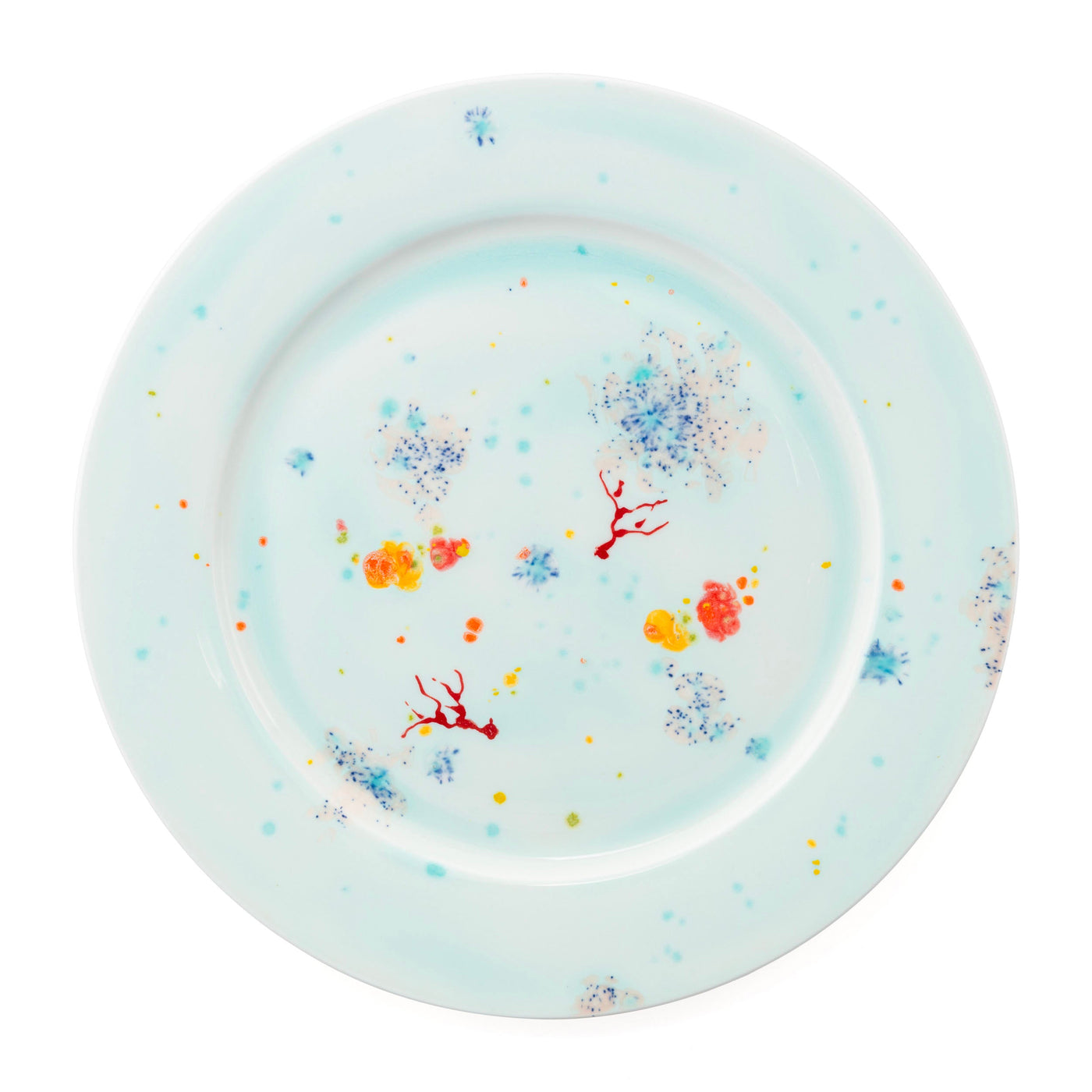 Seabed Blue Rim Platter
