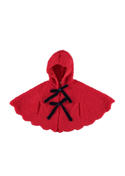 Blanchette Cape in Red Sherpa