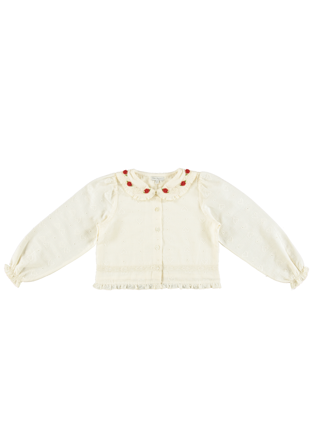 Anita Blouse in Heart Lace