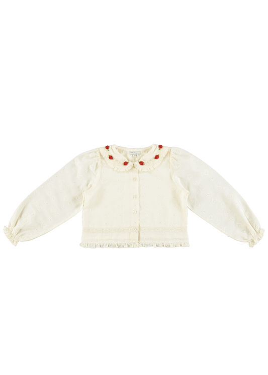 Anita Blouse in Heart Lace