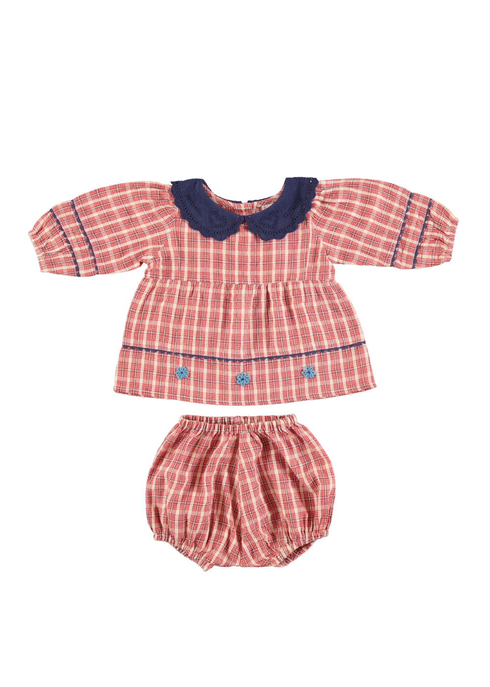 Bridget Baby Set in Nostalgia Check