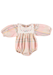 Lucy Romper in Autumn Check