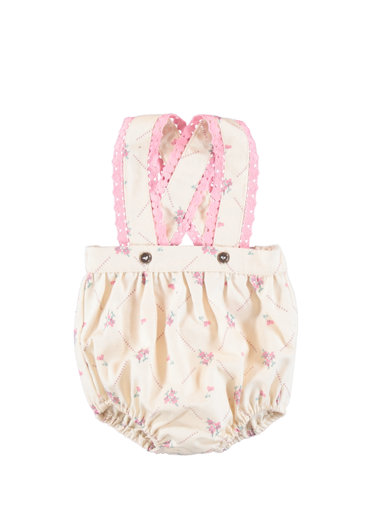 Heidi Overall in Needlepoint Print