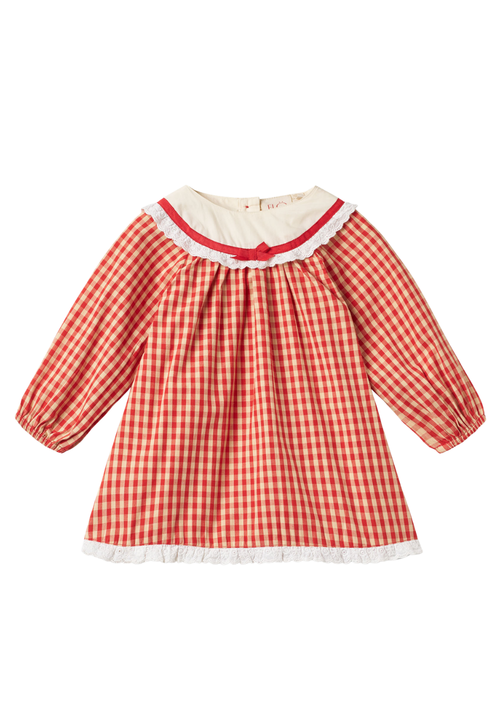Lucia Dress in Poppy Red Gingham