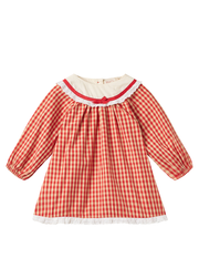 Lucia Dress in Poppy Red Gingham