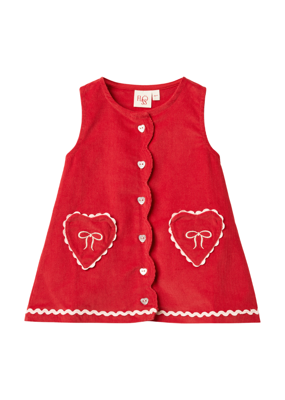 Carol Dress in Poppy red
