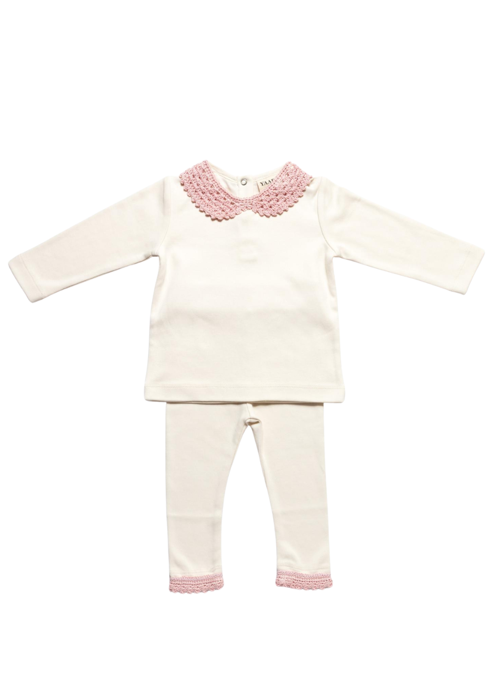 Nola Crochet-Collar Top & Billy Leggings Set
