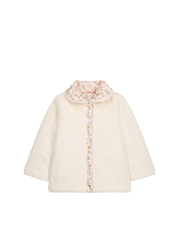 Dalila Reversible Coat in Cream Carnation Vale