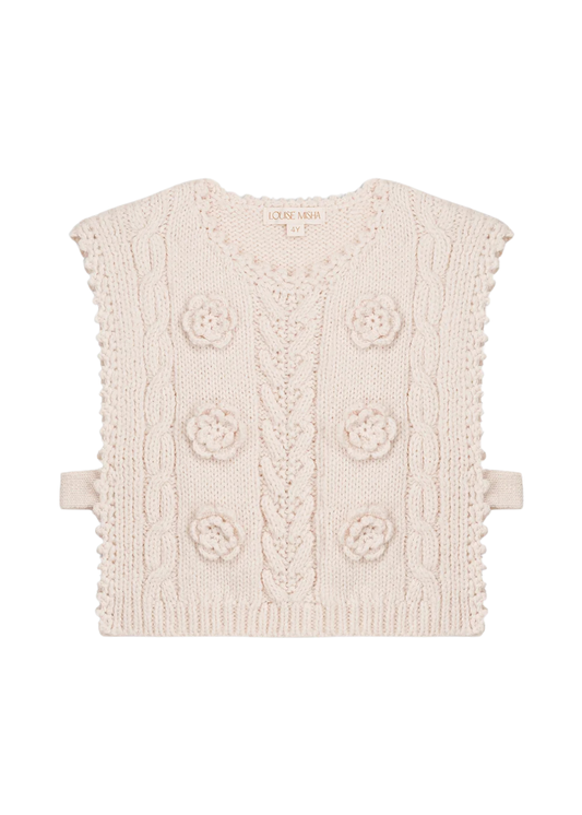 Irina Vest in Cream