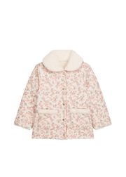Dalila Reversible Coat in Cream Carnation Vale
