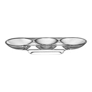 Silhouette Compartment Tray 3 Sections Curved