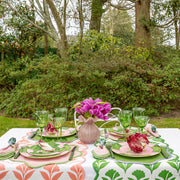 Josephine green table runner