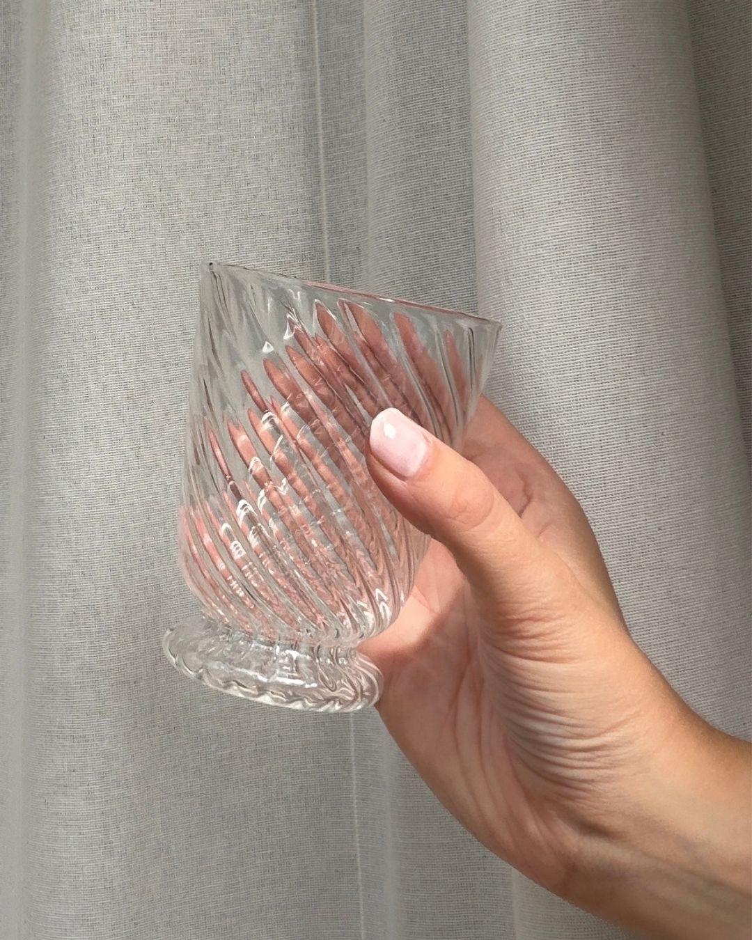 Spiral Glass Tumbler by Issy Granger