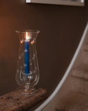 Celestial Glass Hurricane Lantern