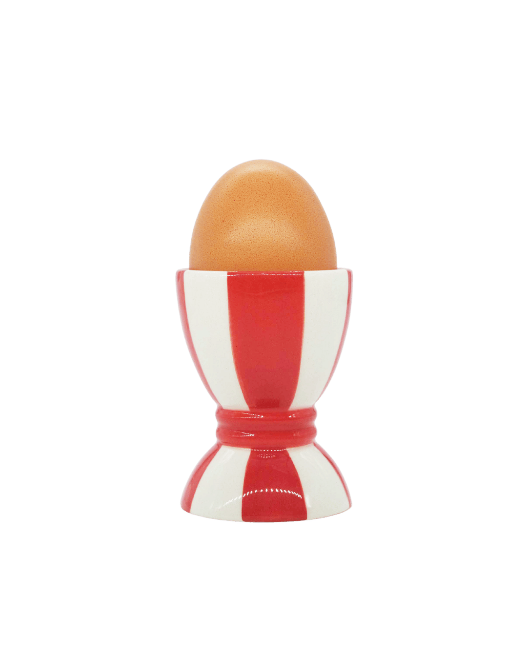 Striped Egg Cup - Red