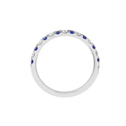 Sapphire & Diamond Stackable Ring