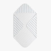 Seaside Stripes Baby Hooded Towel - Ocean