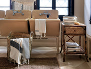 Hammam Black Striped Towels