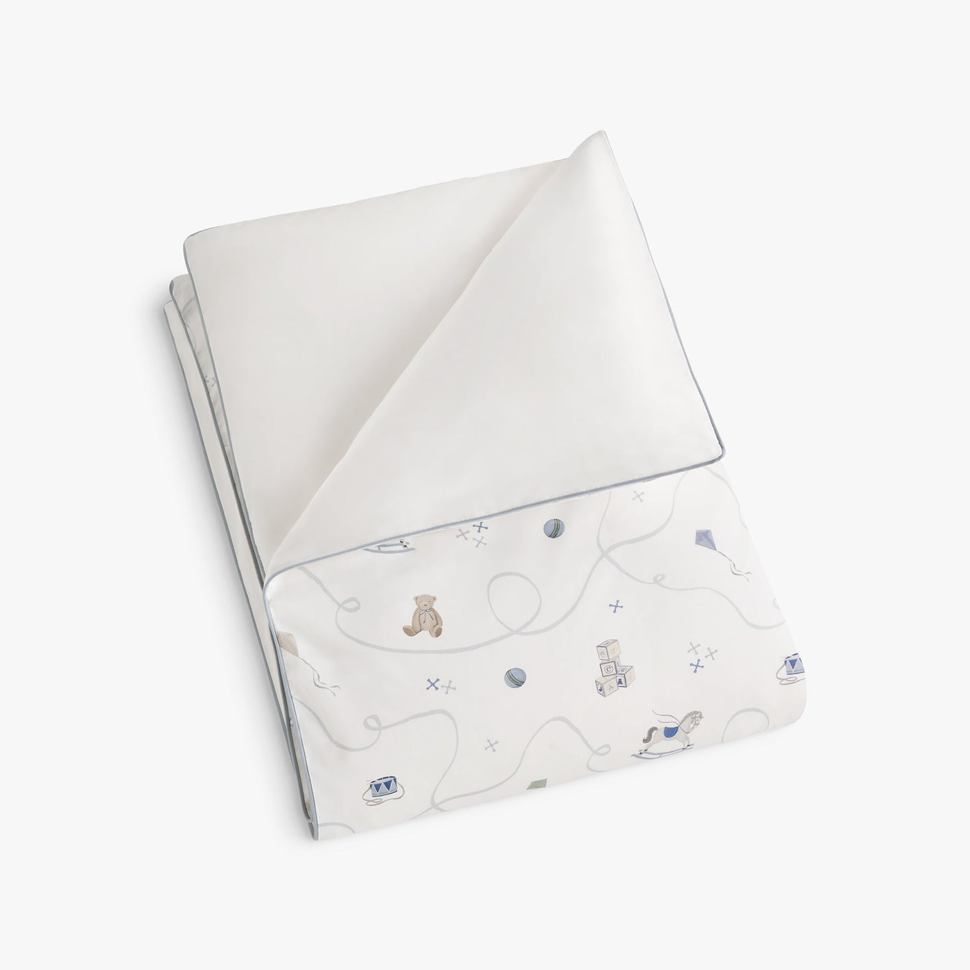 Little Toy Chest Baby Duvet - Ivory