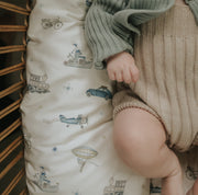 Transit Treasures Crib Sheet - Blue
